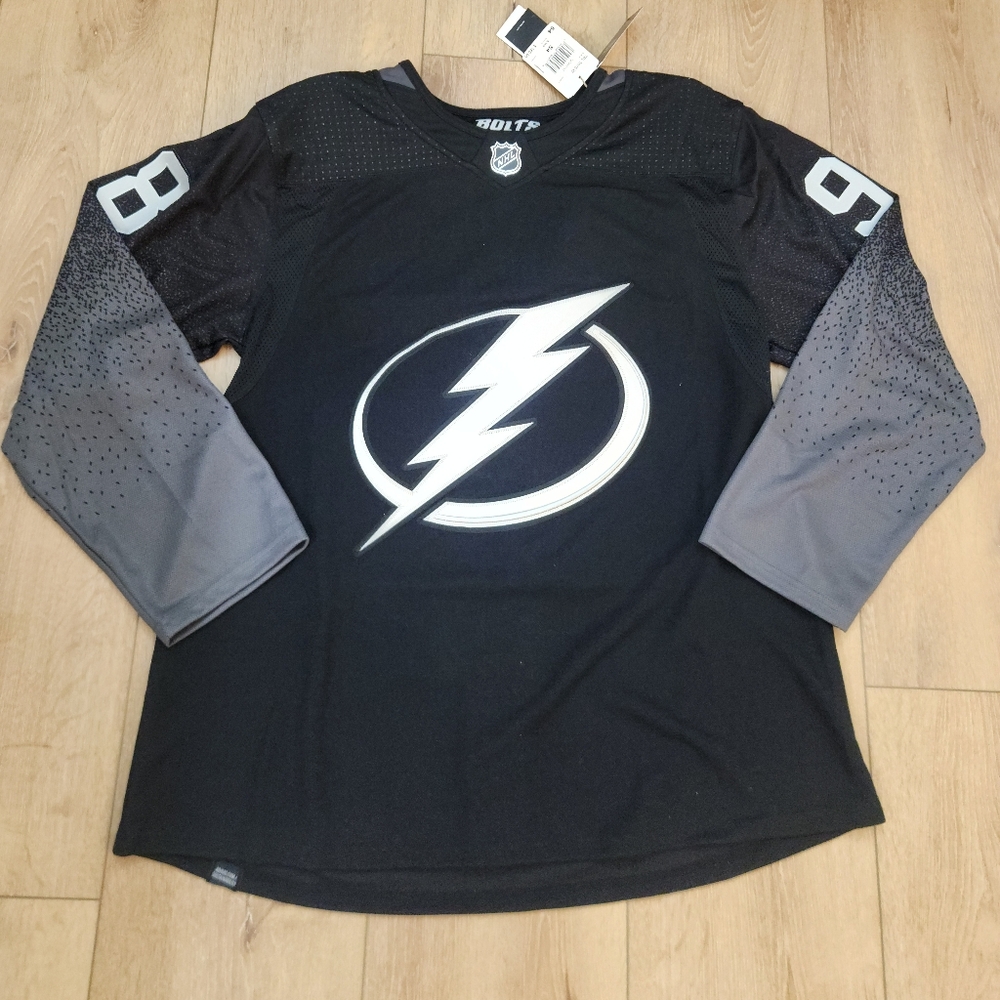 Mikhail Sergachev Tampa Bay Lightning Autographed Fanatics Authentic Adidas Blac